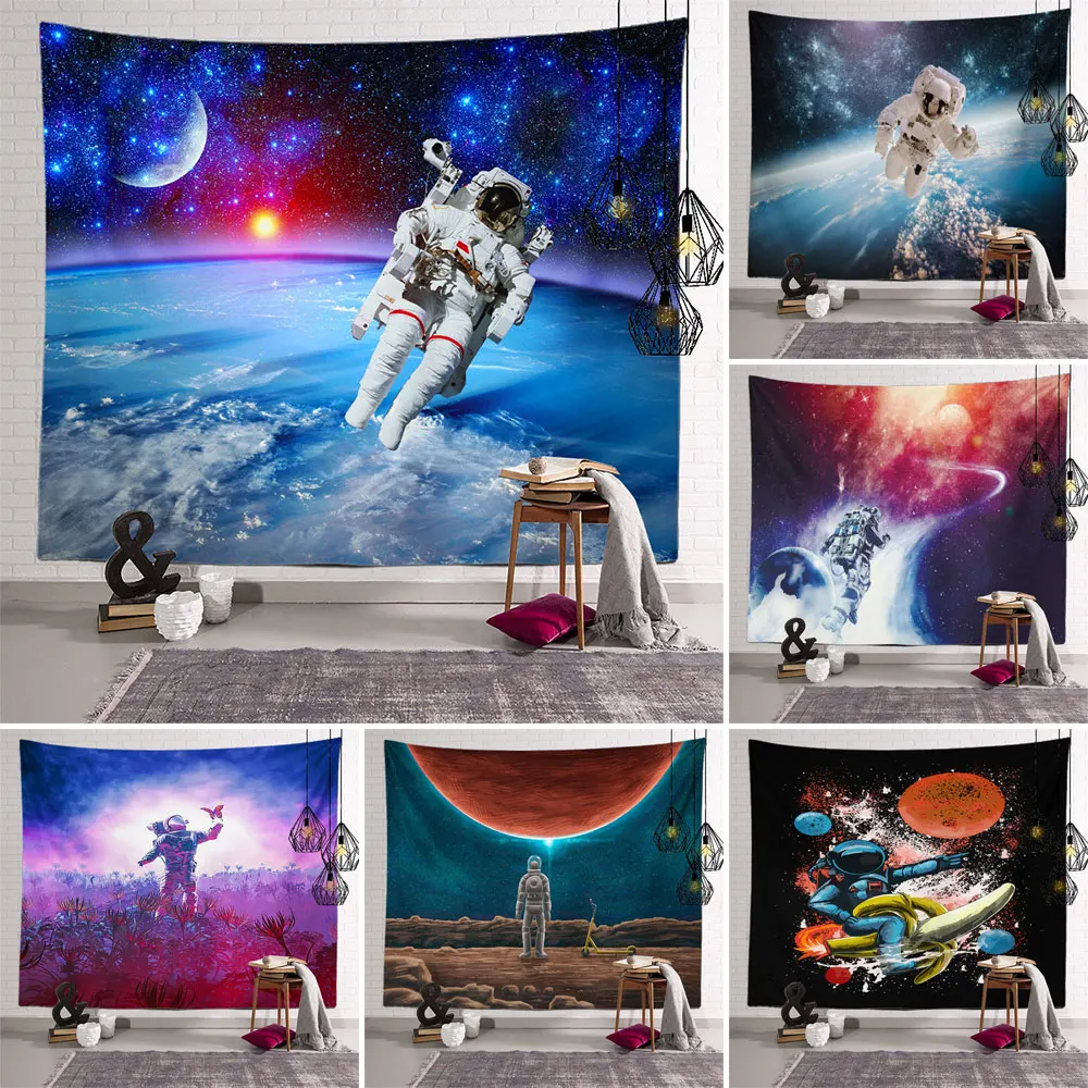 Astronaut Trippy Tapestry, Psychedelic Funny Alien On Moon Tapestry Wall Hanging, Universe Galaxy Poster Microfiber
Astronaut Trippy Tapestry, Psychedelic Funny Alien On Moon Tapestry Wall Hanging, Universe Galaxy Poster Microfiber