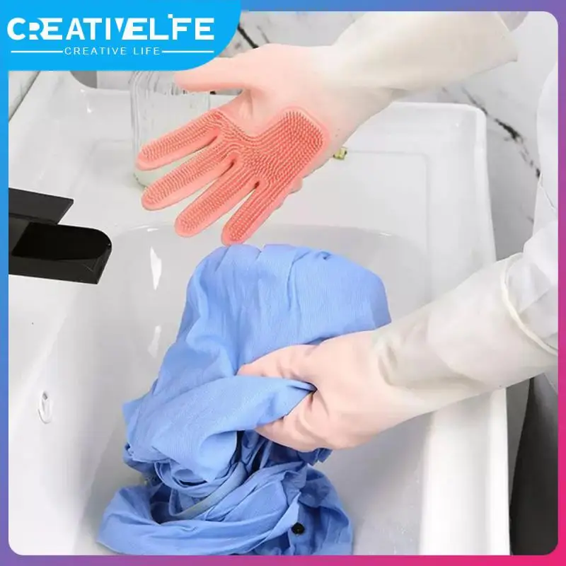 Dishwashing Tools Housework Gloves Durable Women Dishwashing Gloves Yellow/cherry Powder/apple Green Kitchen Housework
Dishwashing Tools Housework Gloves Durable Women Dishwashing Gloves Yellow/cherry Powder/apple Green Kitchen Housework