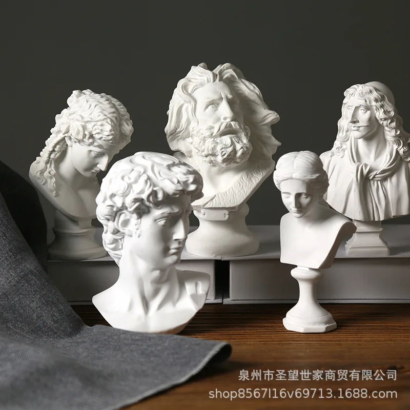 Figure resin sculpture plaster head decoration living room art portrait home decoration decoration home decoration art
Figure resin sculpture plaster head decoration living room art portrait home decoration decoration home decoration art