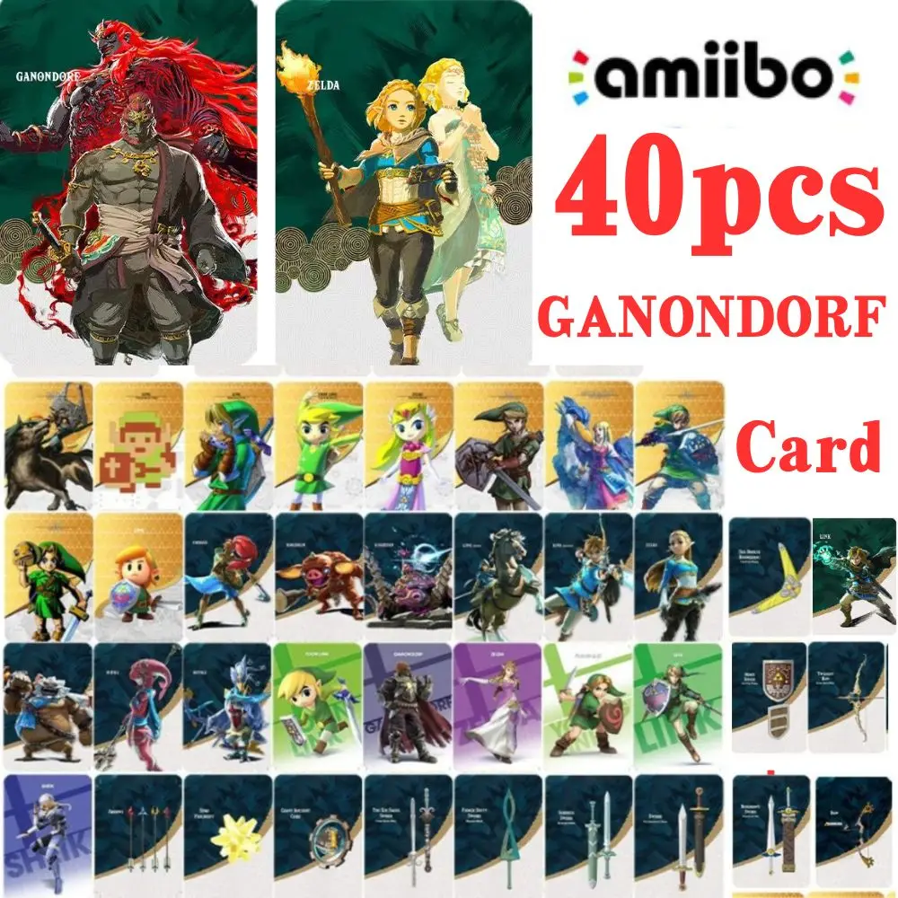 

The Legend of Zelda Breath of the Wild 38pcs set Switch amiibo card Skyward Sword linkage Game Collection Cards
