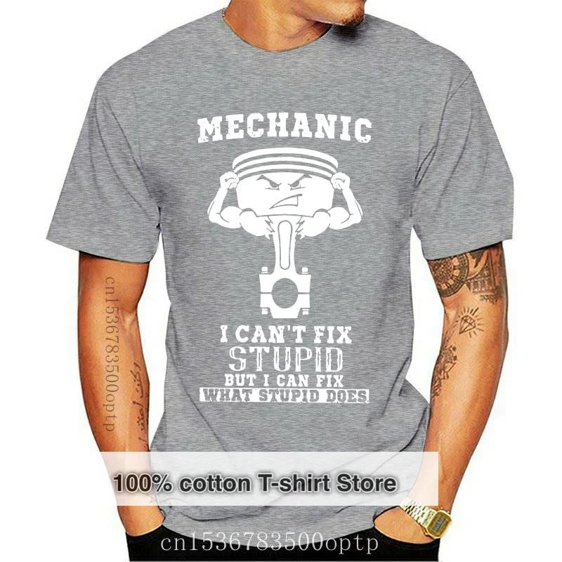 Новые винтажные футболки Mechanic I't исправить глупость, мужские хлопковые футболки для ремонта автомобиля, высококачественные модные футболк...
Новые винтажные футболки Mechanic I't исправить глупость, мужские хлопковые футболки для ремонта автомобиля, высококачественные модные футболк...