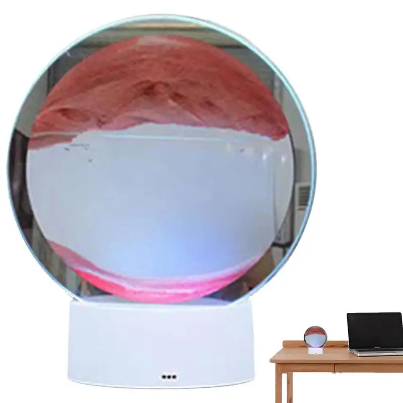 Moving Sand Art Picture With LED Light Round 360Rotating Moving Sand Table Lamp Hourglass Decoration Creative Art Sand Art
Moving Sand Art Picture With LED Light Round 360Rotating Moving Sand Table Lamp Hourglass Decoration Creative Art Sand Art