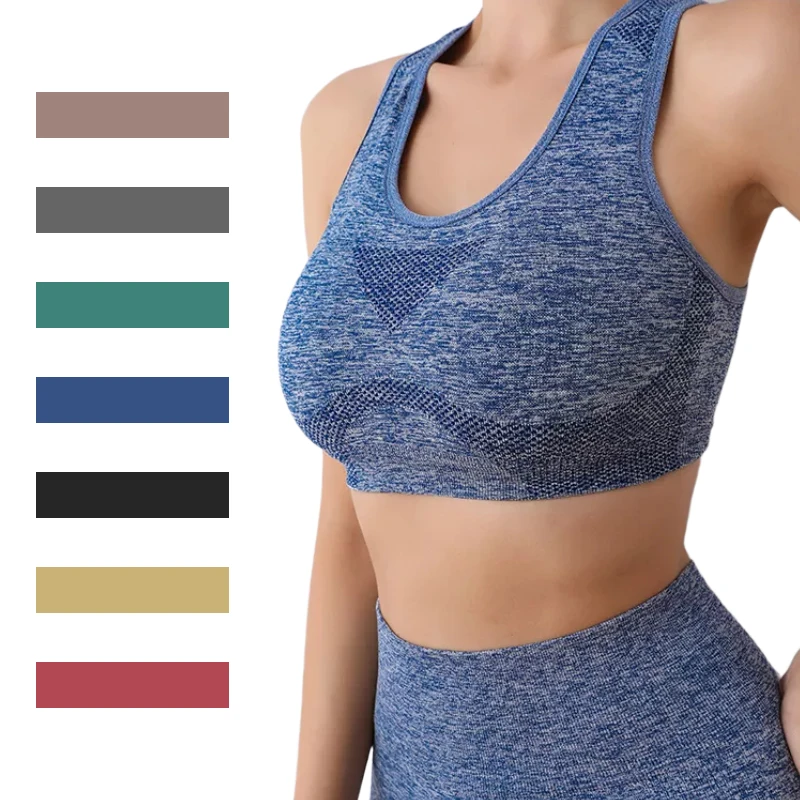 Женский бесшовный спортивный бюстгальтер для фитнеса и бега, Женская Спортивная одежда для тренировок и спортзала, топ, спортивная одежда
Женский бесшовный спортивный бюстгальтер для фитнеса и бега, Женская Спортивная одежда для тренировок и спортзала, топ, спортивная одежда