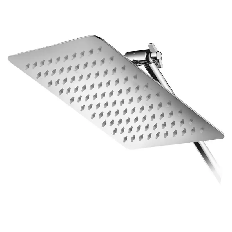 Pressure Luxury 10-inch 100% Premium Stainless Steel Rainfall Shower with Ultra-Thin Profile, 100 Anti-Clog Jets & Brass Angl
Pressure Luxury 10-inch 100% Premium Stainless Steel Rainfall Shower with Ultra-Thin Profile, 100 Anti-Clog Jets & Brass Angl