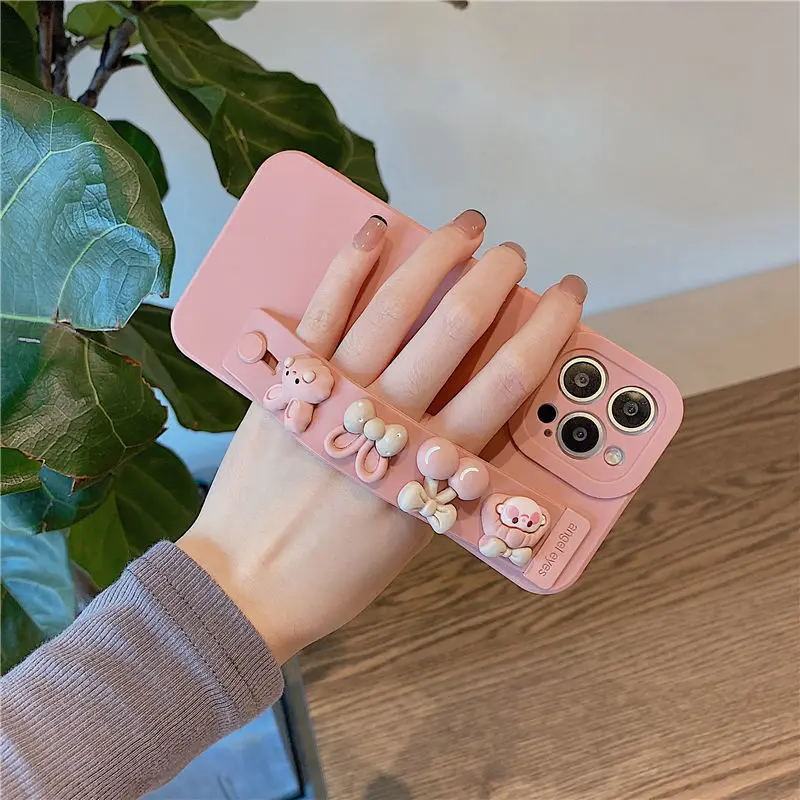 Cartoon Cute Bow for IPhone11 Mobile Phone Case for IPhone13 Anti-drop Protective Shell 13promax Dust-proof Belt Wristband
Cartoon Cute Bow for IPhone11 Mobile Phone Case for IPhone13 Anti-drop Protective Shell 13promax Dust-proof Belt Wristband