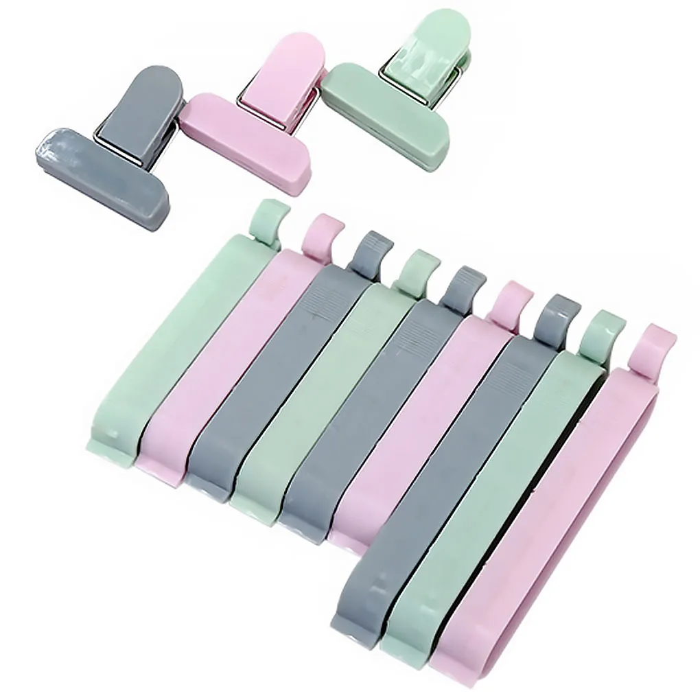 12Pcs Food Sealing Clip Plastic Bag Sealer Length Fresh-Keeping Clamps Household Storage Accessories Cuisine Sealers
12Pcs Food Sealing Clip Plastic Bag Sealer Length Fresh-Keeping Clamps Household Storage Accessories Cuisine Sealers