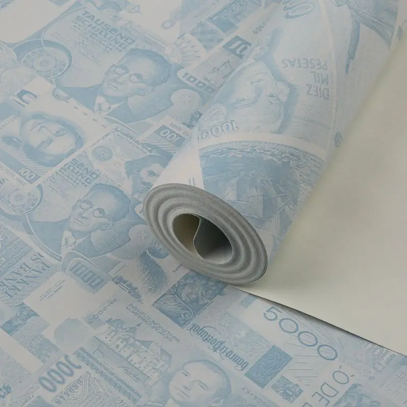 Personalized Dollar Newspaper Wallpaper Living Room Dining Room Hotel Clothing Store Abstract Simple Retro Blue Green Wallpaper
Personalized Dollar Newspaper Wallpaper Living Room Dining Room Hotel Clothing Store Abstract Simple Retro Blue Green Wallpaper