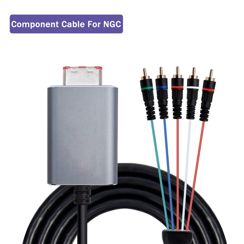 NGC Component Cable For Gamecube Nintendo 5RCA YPbPr Full Video And Audio Support Video Game Gaming Accessories 2022 New
NGC Component Cable For Gamecube Nintendo 5RCA YPbPr Full Video And Audio Support Video Game Gaming Accessories 2022 New
