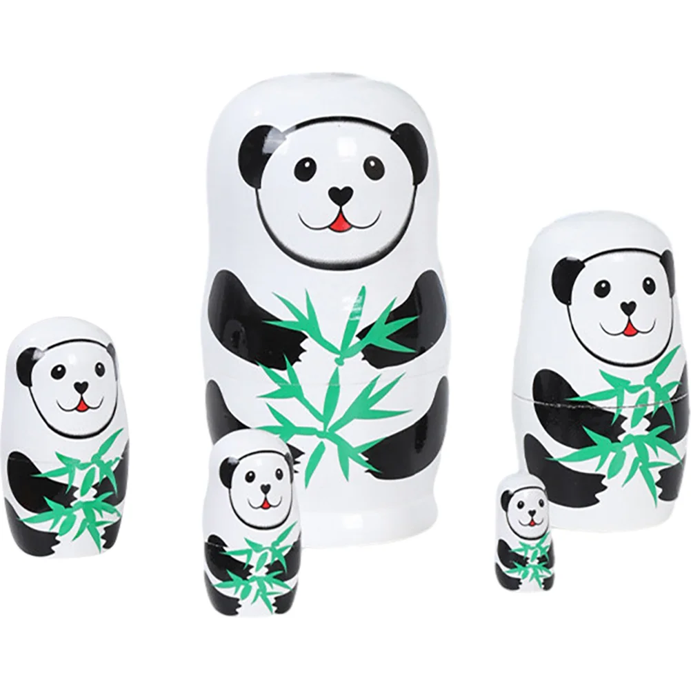 

Toys Party Gift Kids Stack Desktop Adorns Decorative Nesting Dolls Stacking White Bookshelf Ornaments Stackable Children