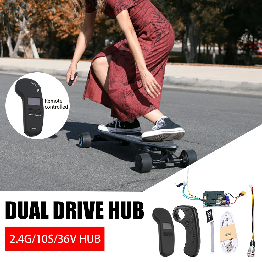 Electric Skateboard ESC Kit 36V Electric Skateboard Wireless Sine Wave Controller Longboard Brushless Motors ESC Set
Electric Skateboard ESC Kit 36V Electric Skateboard Wireless Sine Wave Controller Longboard Brushless Motors ESC Set