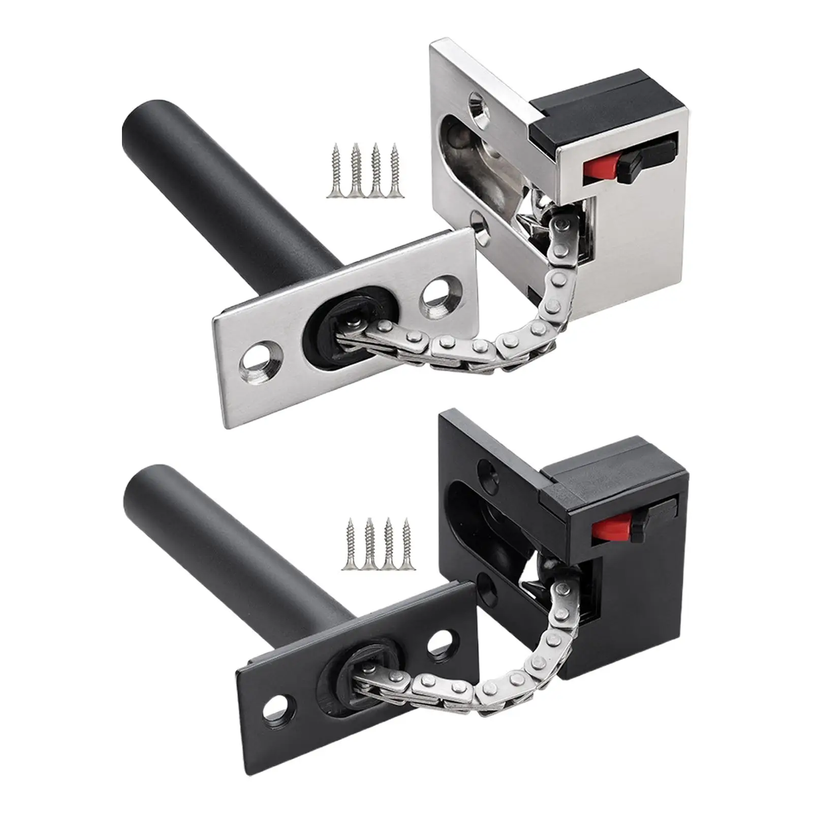 Door Chain Lock Easy Installation Concealed Chain Door Guards Heavy Duty Latch Lock for Inside Door for Bedroom Home Apartment
Door Chain Lock Easy Installation Concealed Chain Door Guards Heavy Duty Latch Lock for Inside Door for Bedroom Home Apartment