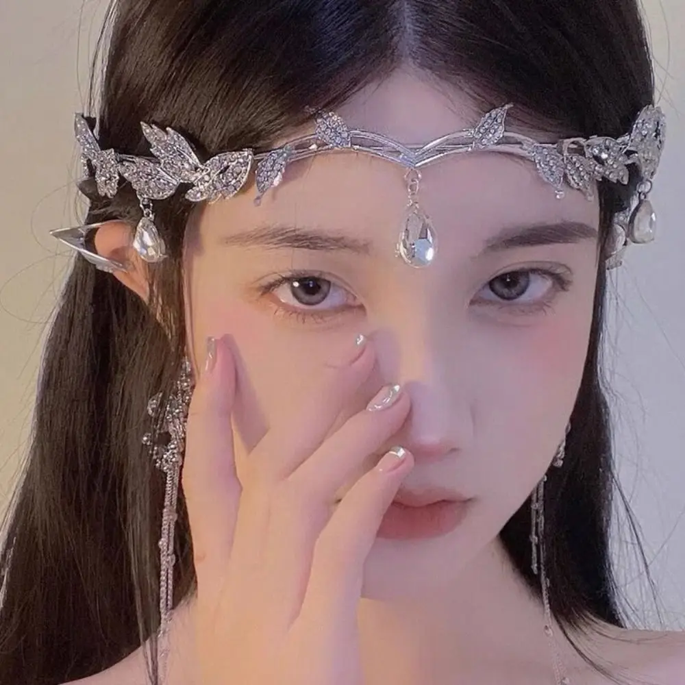 Wedding Elf Party Crown Rhinestone Pendant Stone Lead Crystal Headbands Hair Hoop
Wedding Elf Party Crown Rhinestone Pendant Stone Lead Crystal Headbands Hair Hoop