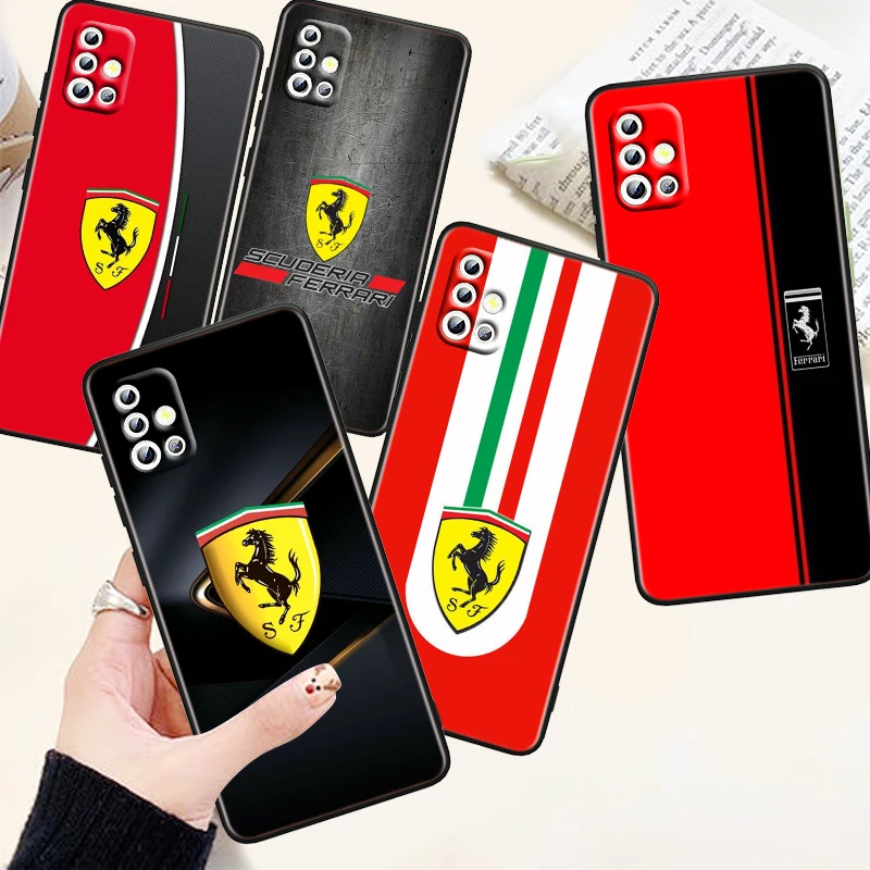 Luxury Ferrari Car Art Logo Phone Case For Samsung A73 A72 A71 A54 A53 A52 A51 A42 A33 A32 A24 A23 A22 A21 A13 A04 A03 5G Black
Luxury Ferrari Car Art Logo Phone Case For Samsung A73 A72 A71 A54 A53 A52 A51 A42 A33 A32 A24 A23 A22 A21 A13 A04 A03 5G Black