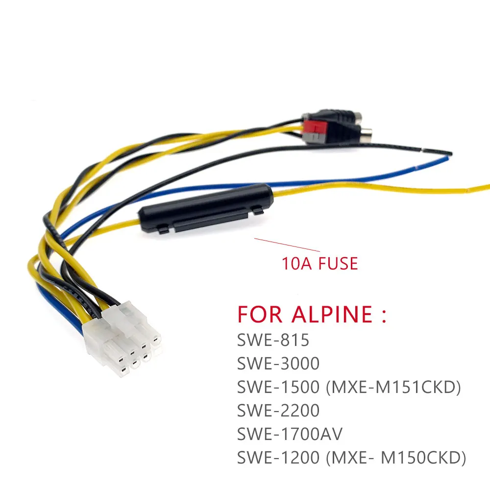 8-контактный автомобильный радиоприемник с сабвуфером RCA, кабель питания для Alpine SWE-815 SWE-3000 SWE-3000 SWE-1500 (MXE-M151CKD) SWE-2200 SWE-1700AV SWE1200
8-контактный автомобильный радиоприемник с сабвуфером RCA, кабель питания для Alpine SWE-815 SWE-3000 SWE-3000 SWE-1500 (MXE-M151CKD) SWE-2200 SWE-1700AV SWE1200