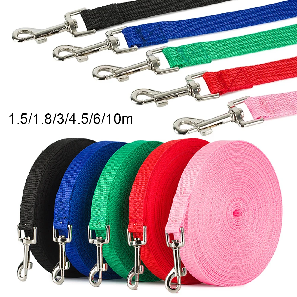 1.5/1.8/3/4.5/6/10M Dog Lead Leash Nylon Ropes Outdoor Pet Harness Training Running Walking Long Leashes for Small Large Dogs
1.5/1.8/3/4.5/6/10M Dog Lead Leash Nylon Ropes Outdoor Pet Harness Training Running Walking Long Leashes for Small Large Dogs