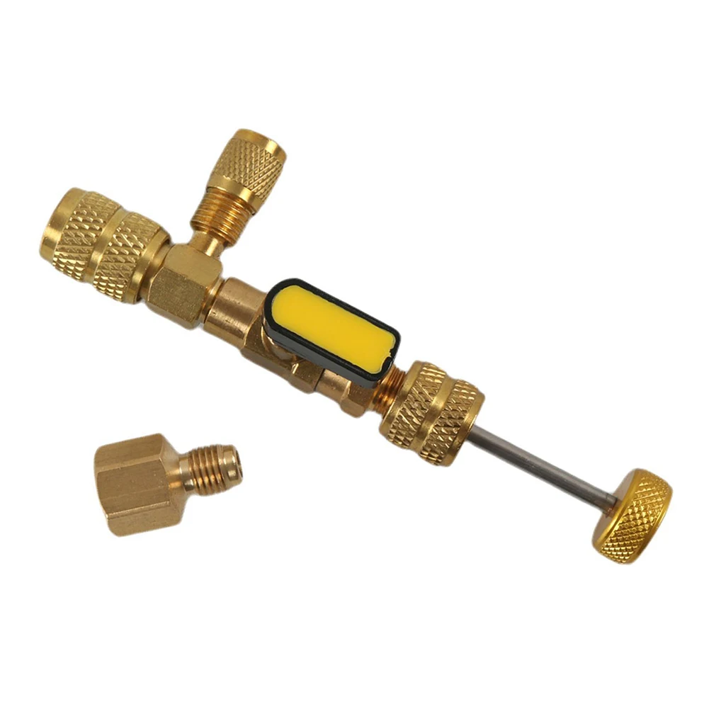 1/4\\\\\\\" Valve Core Remover Installer For R12/R22/R410A/R32R HVAC AC System Stainless Steel Ball And Brazed Side Joint Design
1/4\\\\\\\" Valve Core Remover Installer For R12/R22/R410A/R32R HVAC AC System Stainless Steel Ball And Brazed Side Joint Design