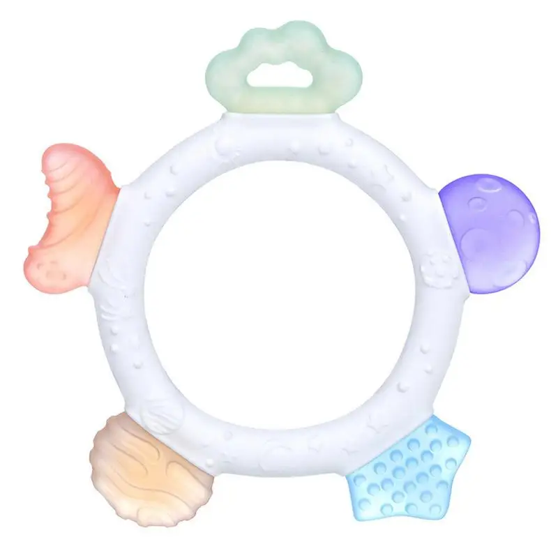 Baby Silicone Teether Toy BPA Free Infant Teething Ring Health Care Teething Chewing Toys Newborn Gifts Baby Accessories
Baby Silicone Teether Toy BPA Free Infant Teething Ring Health Care Teething Chewing Toys Newborn Gifts Baby Accessories