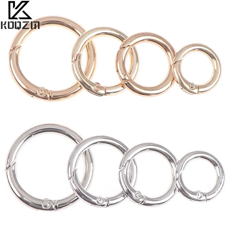 Metal Spring O-Ring Buckles Clips Round Push Trigger Snap Hooks Carabiner Purses Handbags Buckles Carabiner Bag Accessories
Metal Spring O-Ring Buckles Clips Round Push Trigger Snap Hooks Carabiner Purses Handbags Buckles Carabiner Bag Accessories