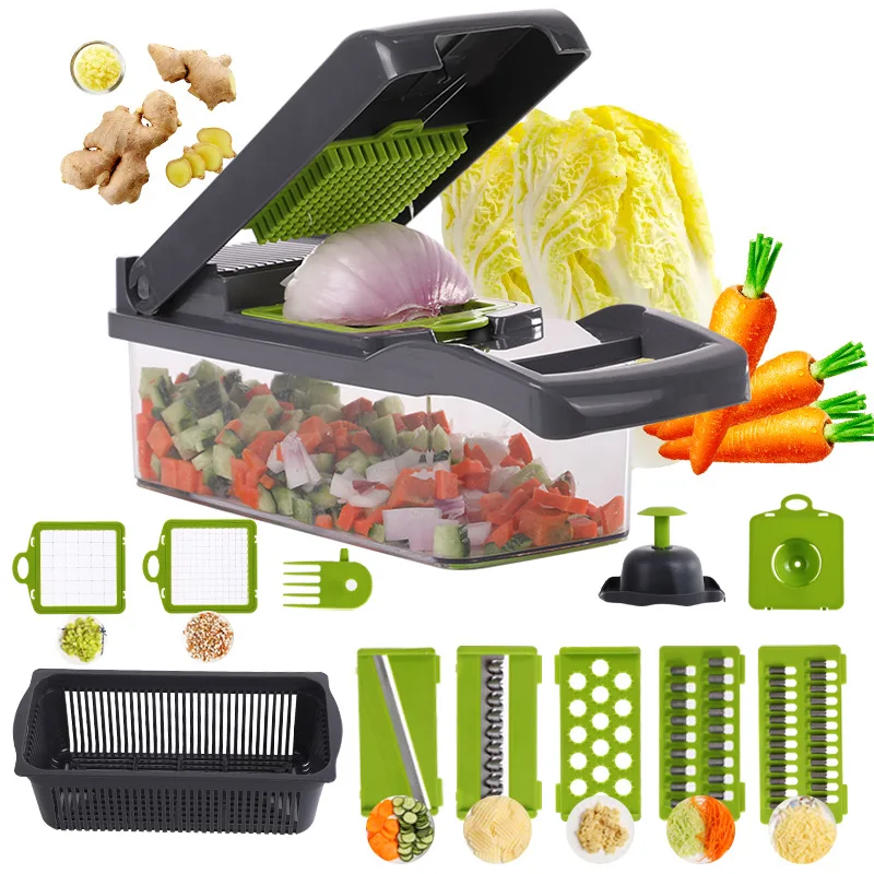 Multi Function Vegetable Cutter Kitchen Accessories Slicer Fruit Cutter Potato Peeler Carrot Cheese Grater Vegetable Slicer Tool
Multi Function Vegetable Cutter Kitchen Accessories Slicer Fruit Cutter Potato Peeler Carrot Cheese Grater Vegetable Slicer Tool