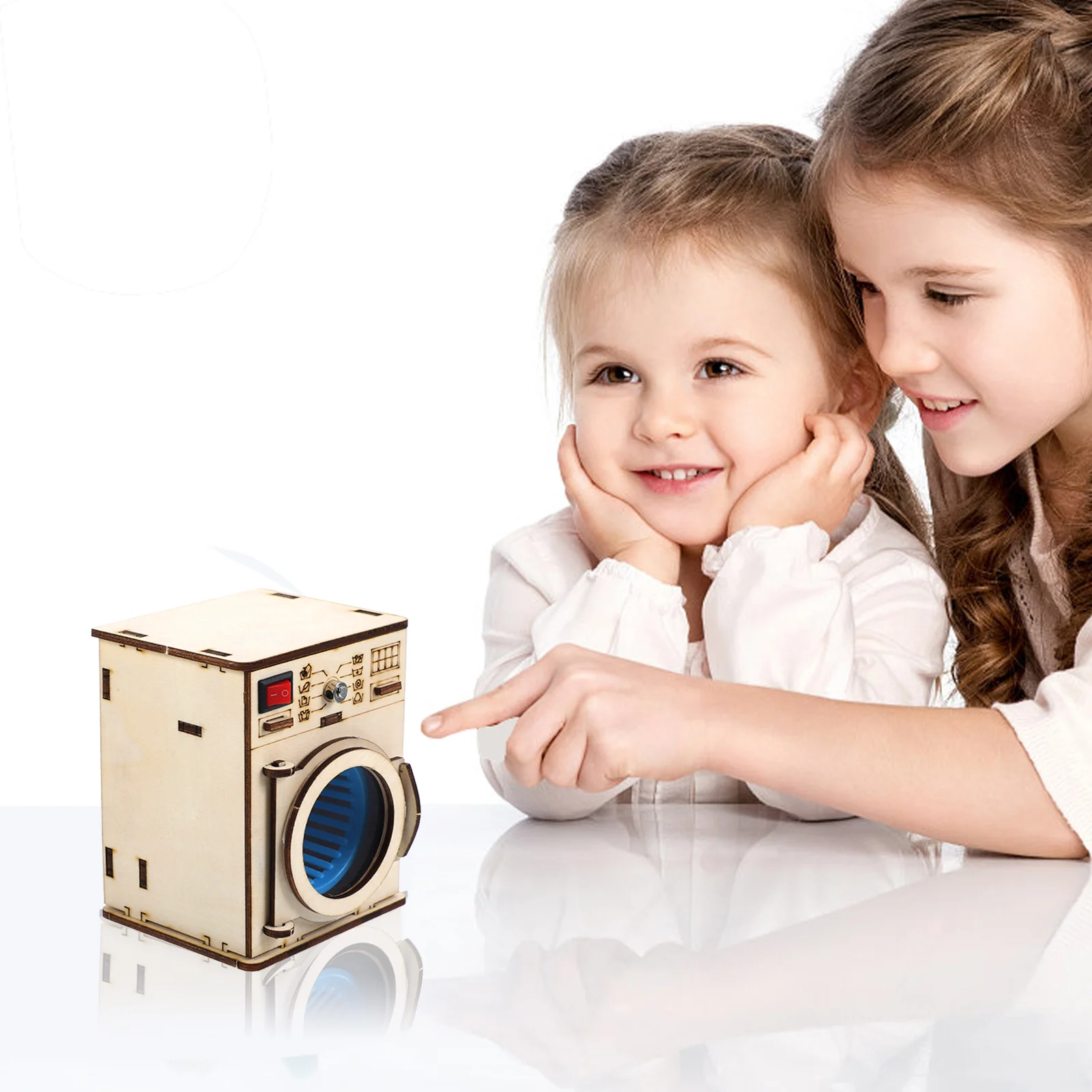 DIY Technology Materials Washing Machine Toy Kids Educational Experiments Kit Wooden Science
DIY Technology Materials Washing Machine Toy Kids Educational Experiments Kit Wooden Science