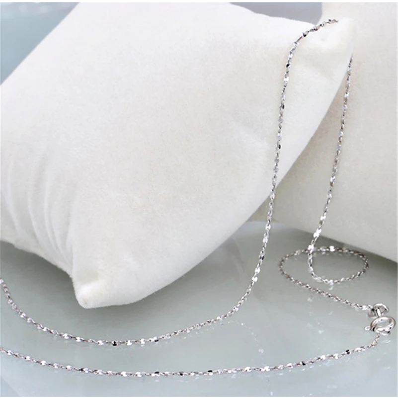 100% S935 Sterling Silver 45cm Necklace Bijoux Femme Collare Chain Silver 925 Naszyjnik Colgante De Ley 925 Mujer for Women Girl
100% S935 Sterling Silver 45cm Necklace Bijoux Femme Collare Chain Silver 925 Naszyjnik Colgante De Ley 925 Mujer for Women Girl
