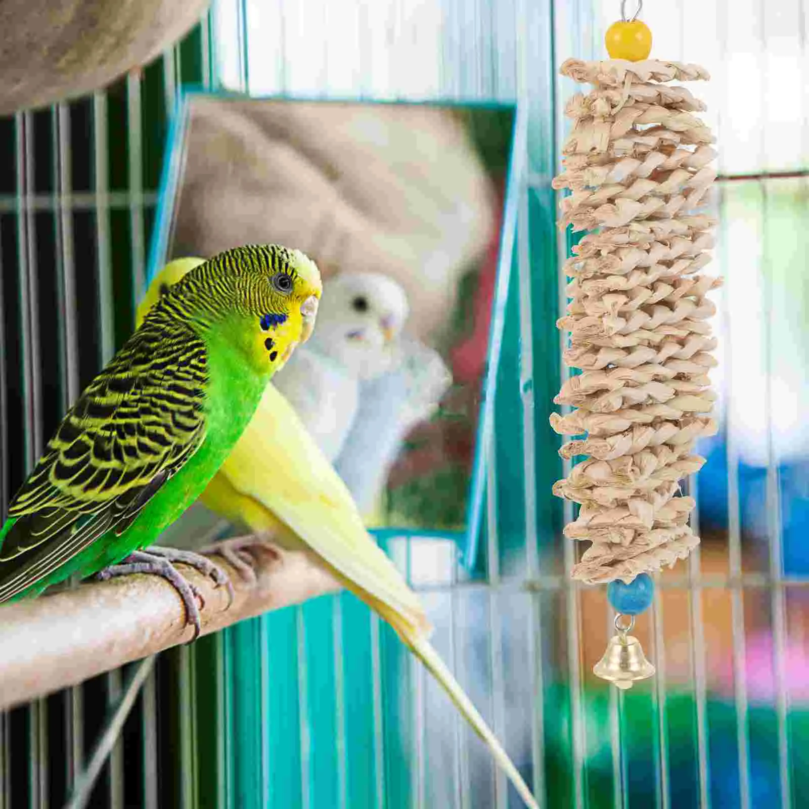 Natural Birdcage Toy Parrot Hanging Parakeet Chewing Toy Birdcage Decor Accessory
Natural Birdcage Toy Parrot Hanging Parakeet Chewing Toy Birdcage Decor Accessory