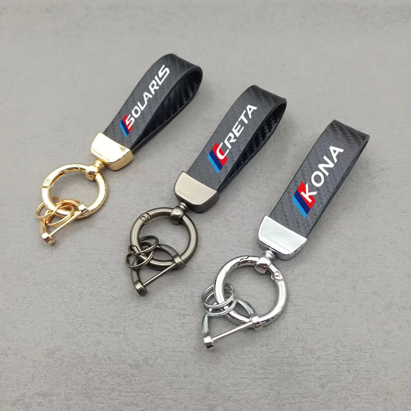 Car KeyChain 360 Degree Rotating Carbon Fiber Style Leather Car Key Rings for KONA CRETA SOLARIS Car Accessories
Car KeyChain 360 Degree Rotating Carbon Fiber Style Leather Car Key Rings for KONA CRETA SOLARIS Car Accessories