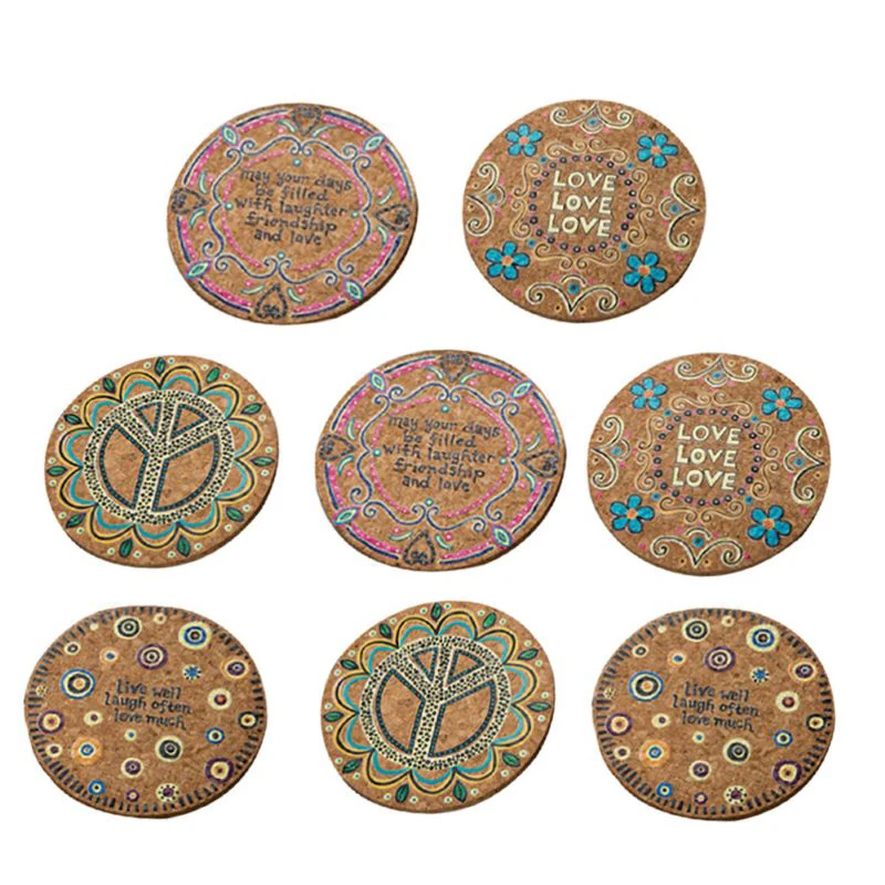 Round Shape Mug Placemat 10cm 8pcs/set Cup Mat Coffee Cup Pad Anti-slip Cup Coasters Kitchen Accessories Heat Insulation Pad
Round Shape Mug Placemat 10cm 8pcs/set Cup Mat Coffee Cup Pad Anti-slip Cup Coasters Kitchen Accessories Heat Insulation Pad