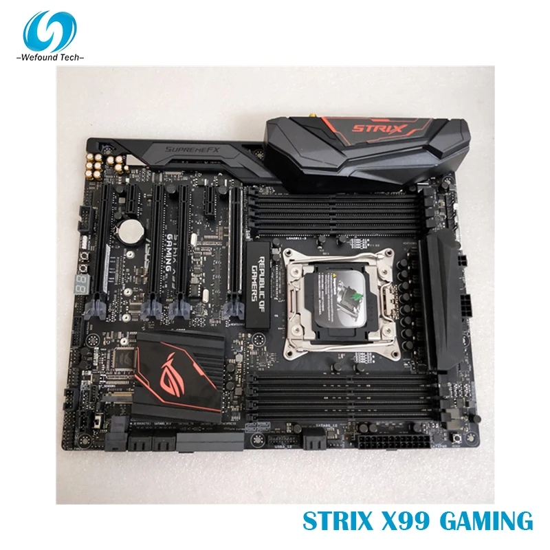 Игровая материнская плата для ASUS STRIX X99 Gaming Intel X99 DDR4 ATX LGA 2011-V3 Core i7 X-series PCI-E 3,0, полностью протестирована
Игровая материнская плата для ASUS STRIX X99 Gaming Intel X99 DDR4 ATX LGA 2011-V3 Core i7 X-series PCI-E 3,0, полностью протестирована