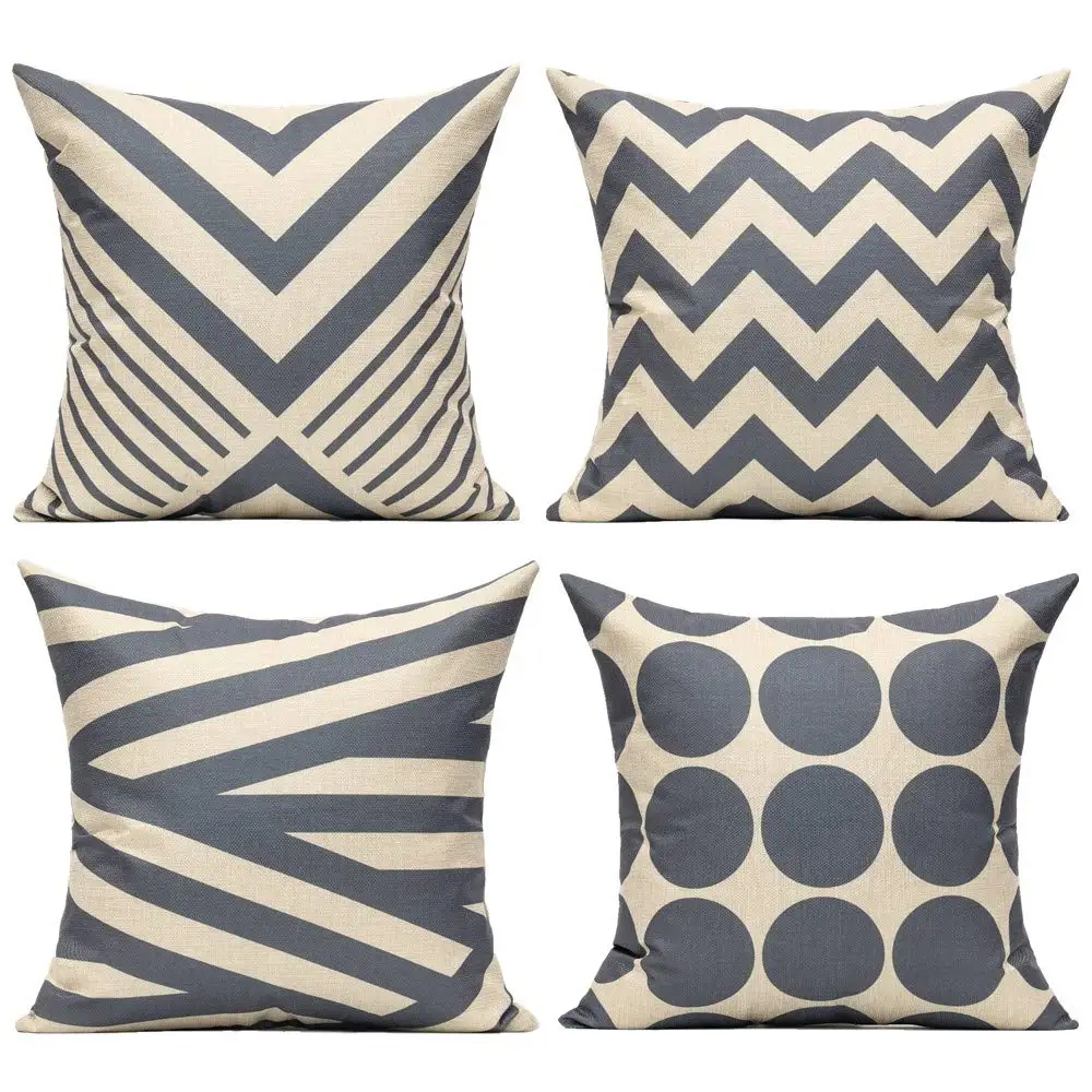 Gray blue round triangle striped linen pillowcase sofa cushion cover home decoration can be customized for you 40x40 50x50 60x60
Gray blue round triangle striped linen pillowcase sofa cushion cover home decoration can be customized for you 40x40 50x50 60x60