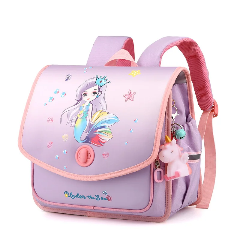 2023 New Kids Cartoon School Bag For Girls Primary Backpacks Grades 1-3 Primary Student Children Waterproof Hasp Schoolbag 
2023 New Kids Cartoon School Bag For Girls Primary Backpacks Grades 1-3 Primary Student Children Waterproof Hasp Schoolbag