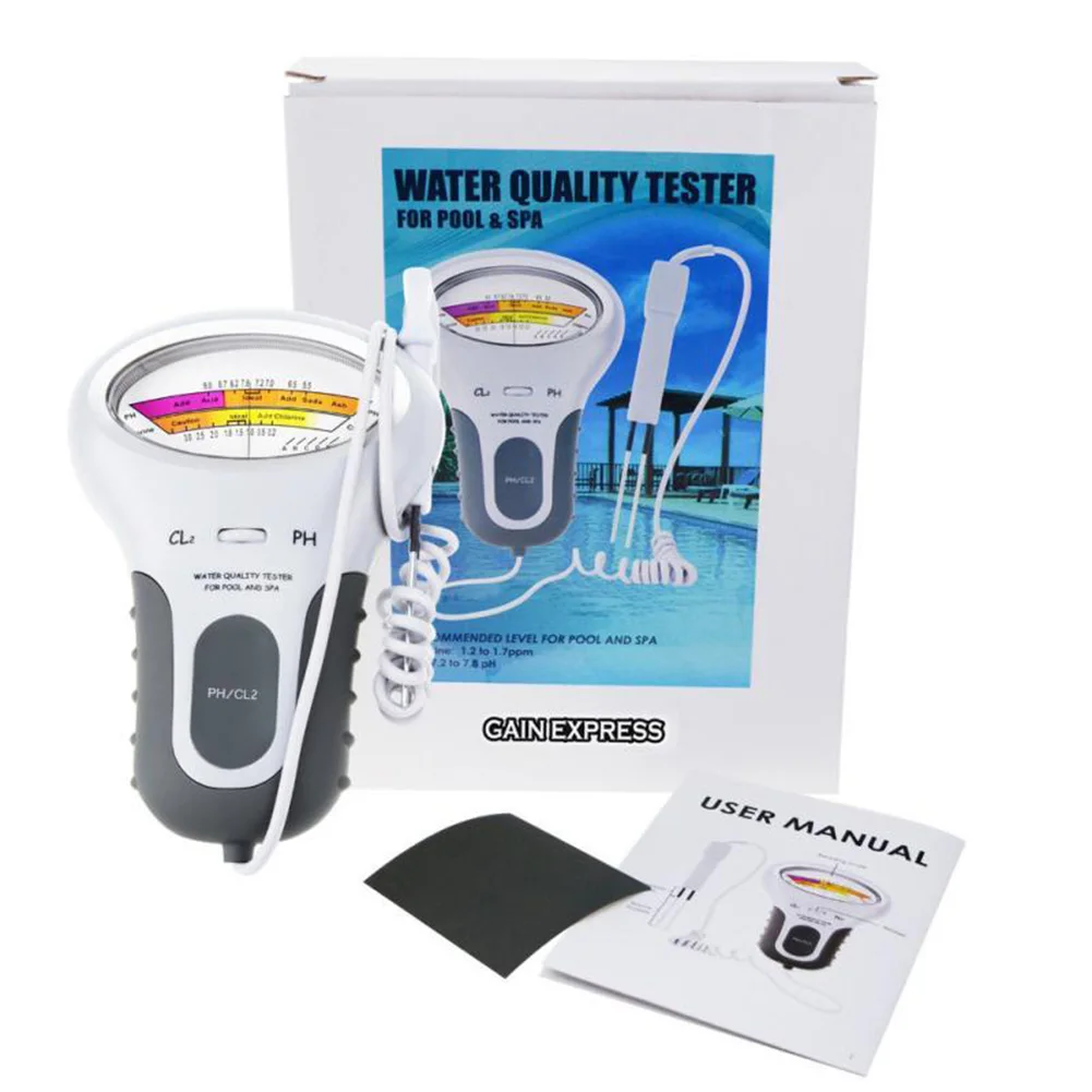 Tester Tool Cl2 Tester 1 Pcs 1 X AA Alkaline Battery 1 X Sand Paper 1 X User Manual 160g Water Quality 190x120mm CL2&PH
Tester Tool Cl2 Tester 1 Pcs 1 X AA Alkaline Battery 1 X Sand Paper 1 X User Manual 160g Water Quality 190x120mm CL2&PH