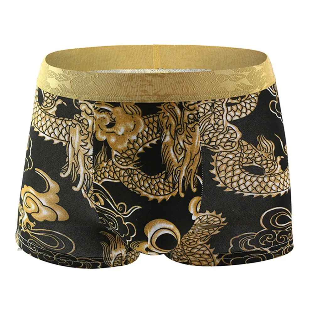 Men's Boxer Briefs Dragon Pattern Panties Loose Underwear Comfortable Underpants Male Breathable Shorts Slip For Man
Men's Boxer Briefs Dragon Pattern Panties Loose Underwear Comfortable Underpants Male Breathable Shorts Slip For Man