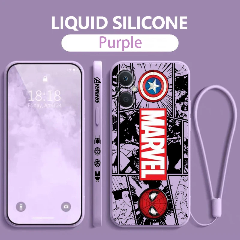 Avengers Marvel Cute Comics OPPO Phone Case For Find X5 X3 X2 Lite Pro Neo A5 A53 A94 4G 5G Liquid Left Rope Soft Cover
Avengers Marvel Cute Comics OPPO Phone Case For Find X5 X3 X2 Lite Pro Neo A5 A53 A94 4G 5G Liquid Left Rope Soft Cover