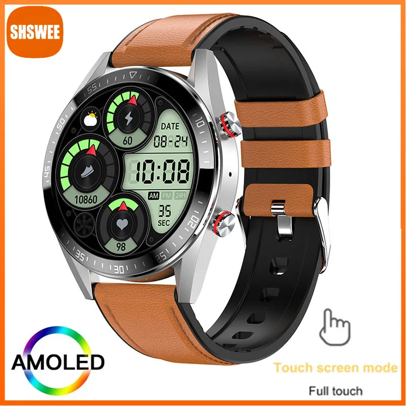 For Xiaomi Huawei AMOLED Display Smart Watch Always Display The Time Bluetooth Call Music Smartwatch for Men TWS Earphones
For Xiaomi Huawei AMOLED Display Smart Watch Always Display The Time Bluetooth Call Music Smartwatch for Men TWS Earphones