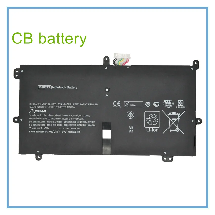 Laptop Battery For DA02XL 664399-1C1 HSTNN-IB4C 7.4V 21WH laptop battery free shipping
Laptop Battery For DA02XL 664399-1C1 HSTNN-IB4C 7.4V 21WH laptop battery free shipping