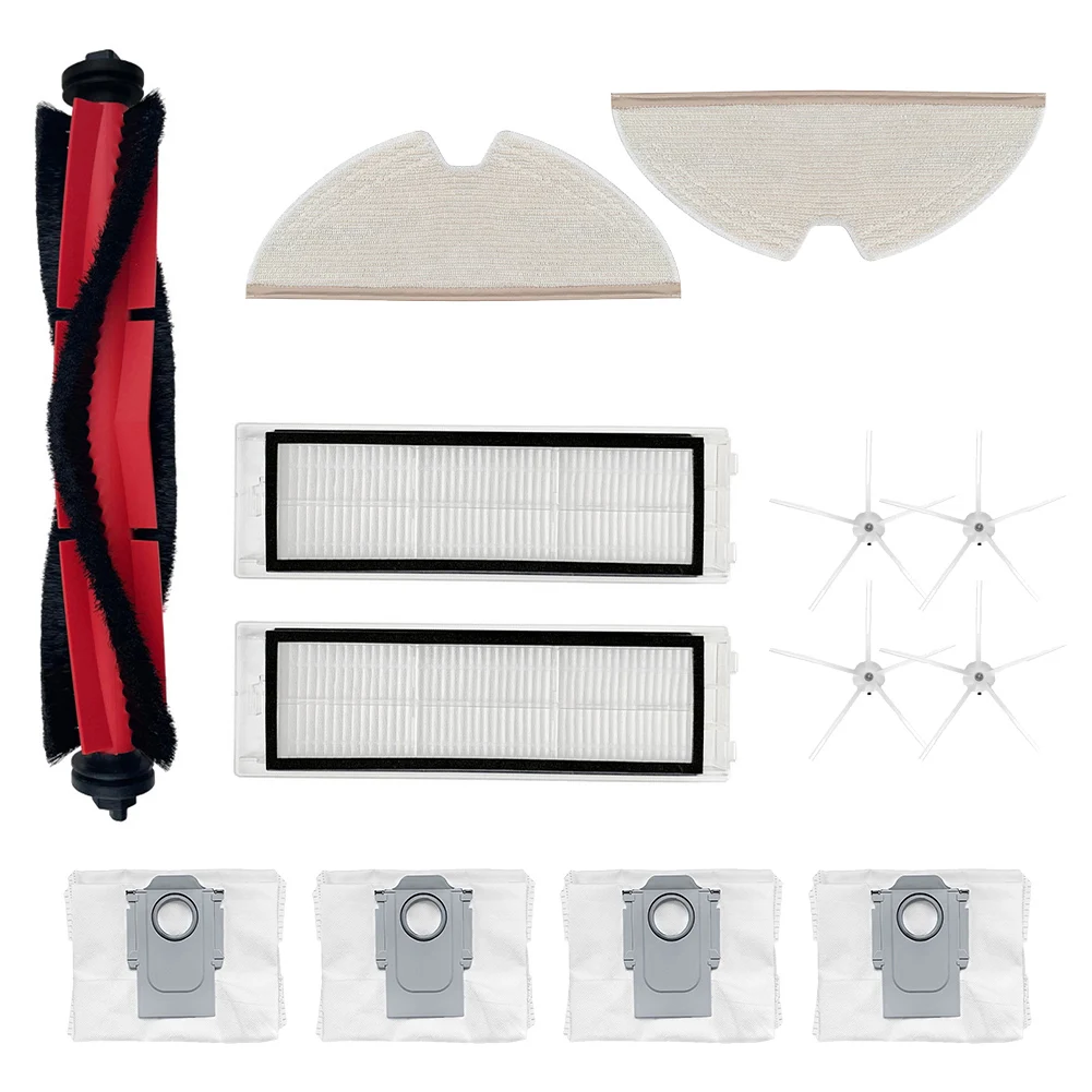 13pcs Main Side Brush Filter Dust Bag Mop Cloth For Roborock Q5+ Robot Vacuum Cleaner Accessories Home Match Original Equipment
13pcs Main Side Brush Filter Dust Bag Mop Cloth For Roborock Q5+ Robot Vacuum Cleaner Accessories Home Match Original Equipment