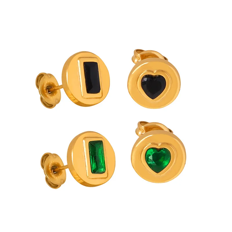 Y2k Accessories Stainless Steel Love Heart Geometry Cubic Zirconia Stud Earrings for Women Pendientes Mujer Aretes Christmas
Y2k Accessories Stainless Steel Love Heart Geometry Cubic Zirconia Stud Earrings for Women Pendientes Mujer Aretes Christmas