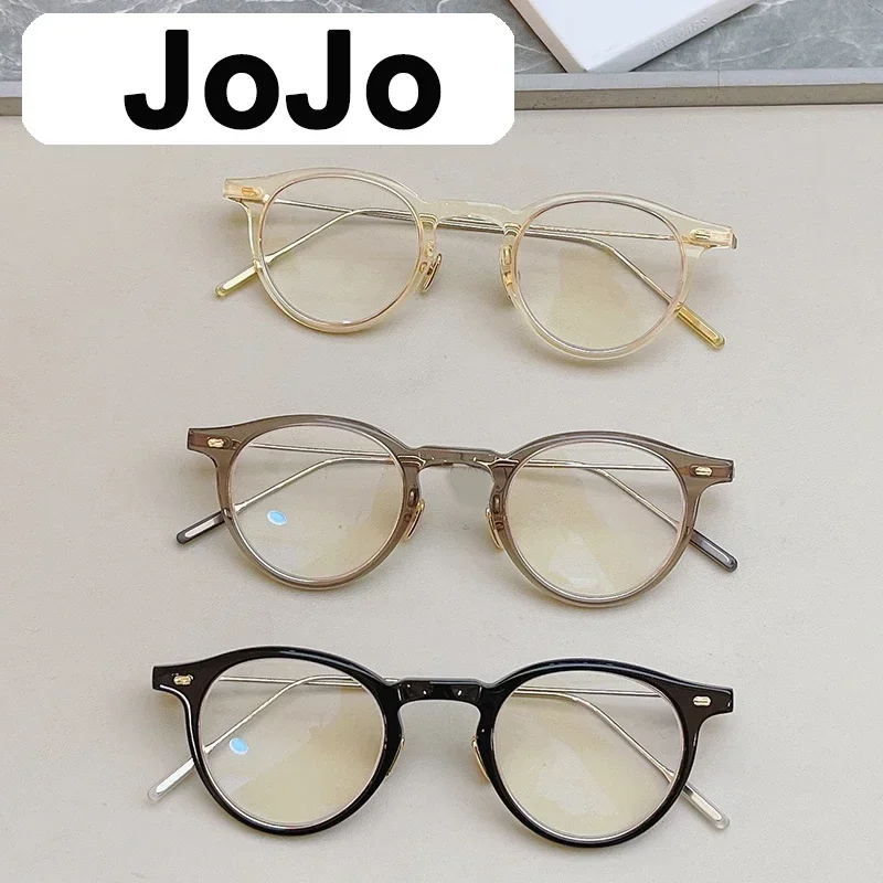 JoJo GENTLE YUUMI Glasses For Men Women Optical Lenses Eyeglass Frames Eyewear Transparent Blue Anti Light Luxury Brand Monst
JoJo GENTLE YUUMI Glasses For Men Women Optical Lenses Eyeglass Frames Eyewear Transparent Blue Anti Light Luxury Brand Monst
