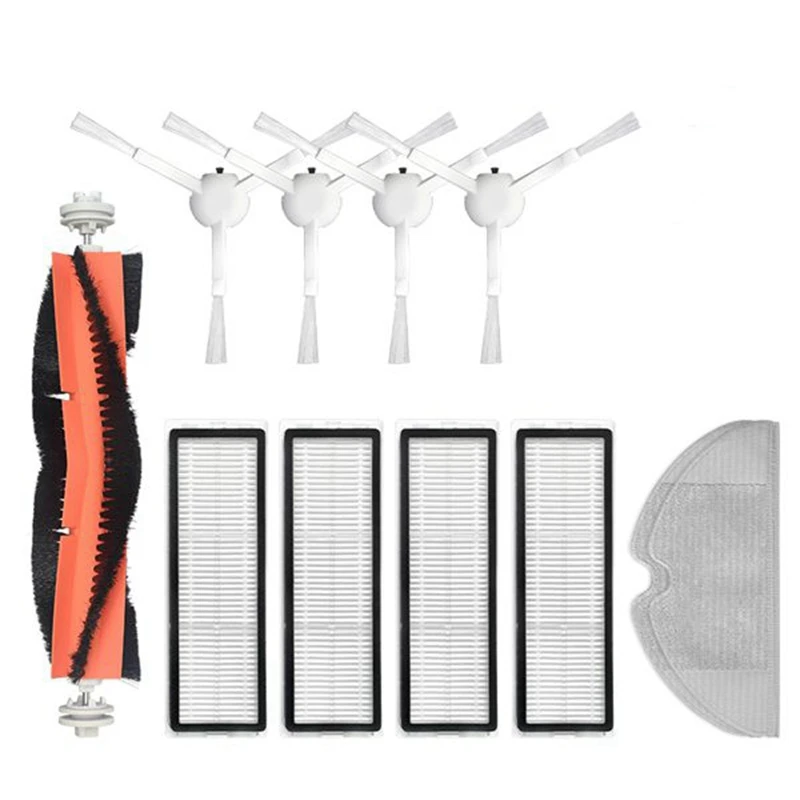 11Pcs Main Brush Filters Side Brush Mop Cloth Replacement for Xiaomi Dream F9 Robot Vacuum Cleaner Accessories
11Pcs Main Brush Filters Side Brush Mop Cloth Replacement for Xiaomi Dream F9 Robot Vacuum Cleaner Accessories