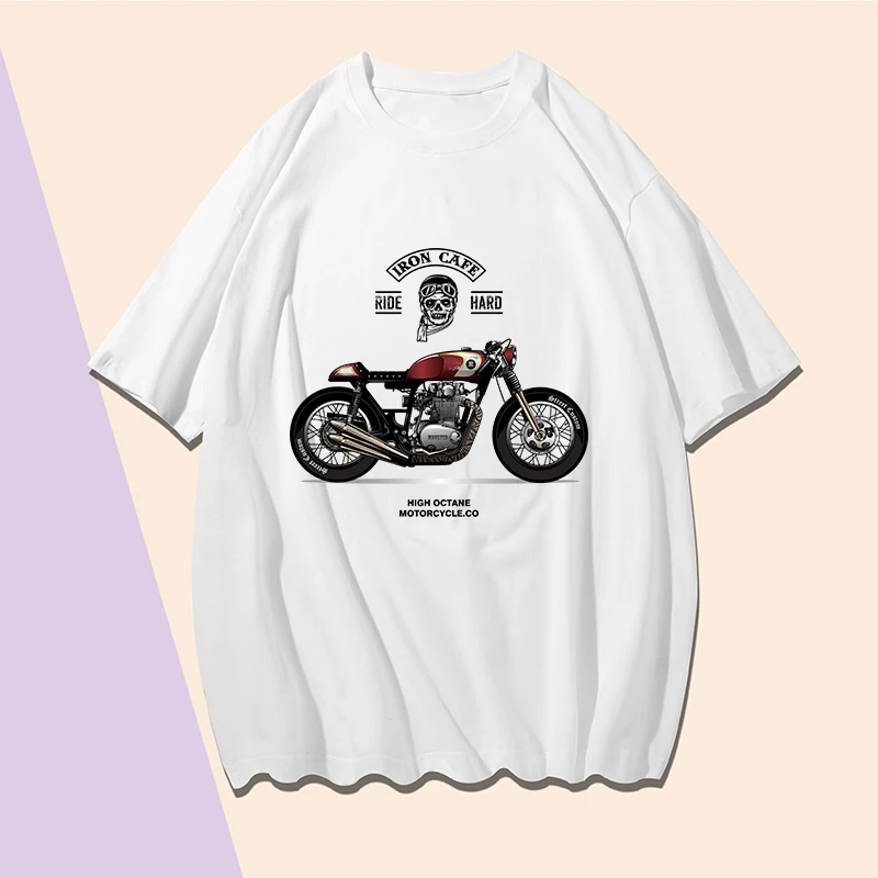 Competition Motorcycle Printing Tshirt L XL XXL XXXL Black White Round Neck Cotton Man Casual T-shirt Large Size Clothing
Competition Motorcycle Printing Tshirt L XL XXL XXXL Black White Round Neck Cotton Man Casual T-shirt Large Size Clothing