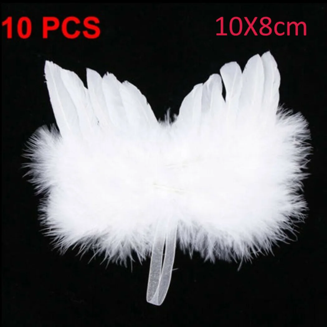 10pcs White Vintage Feather Hanging Angel Wings With Rope Xmas Ornament Christmas Tree Decor Party Home Hanging Wedding Decors
10pcs White Vintage Feather Hanging Angel Wings With Rope Xmas Ornament Christmas Tree Decor Party Home Hanging Wedding Decors