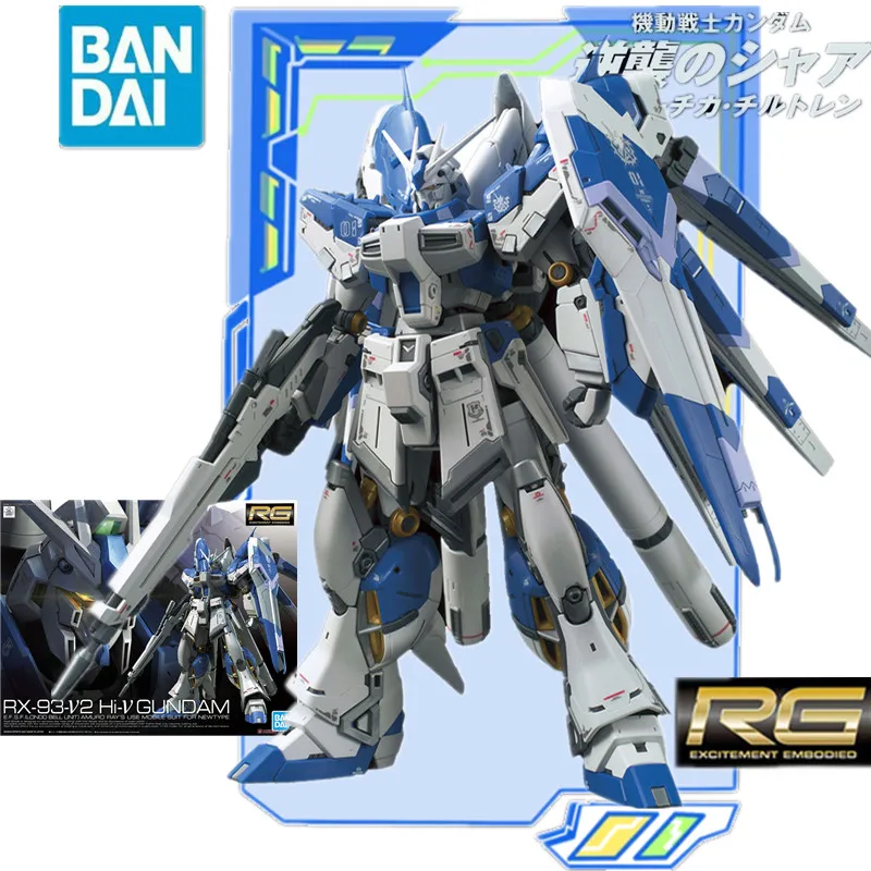 RG 1/144 Bandai Gundam Model Kit Anime Figure Hi-v-Gundam Set Genuine Gunpla Model Action Toy Figure Toys for Children
RG 1/144 Bandai Gundam Model Kit Anime Figure Hi-v-Gundam Set Genuine Gunpla Model Action Toy Figure Toys for Children