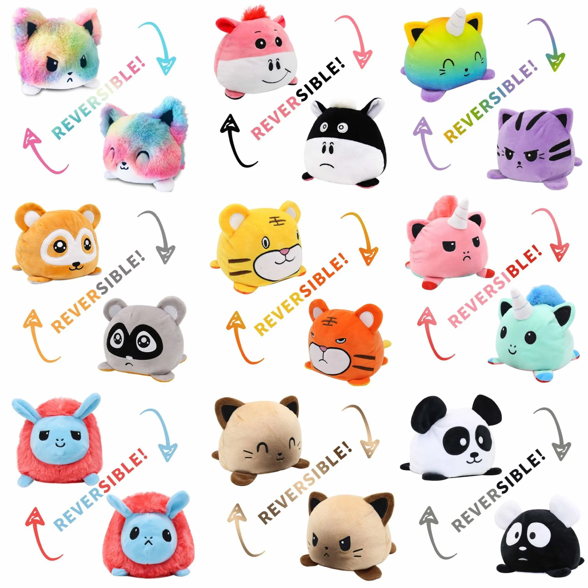 Double Side Flip Plush Toys Cute Cat Turtle Plush Gato Doll Kids Flip Octopus Unicorn Chirdren Birthday Gift 15cm
Double Side Flip Plush Toys Cute Cat Turtle Plush Gato Doll Kids Flip Octopus Unicorn Chirdren Birthday Gift 15cm