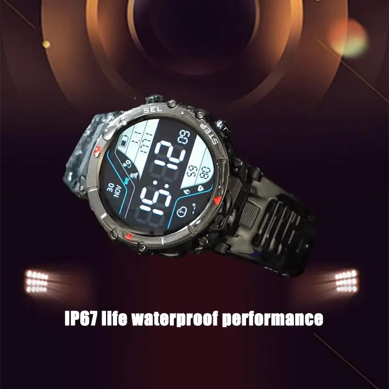 

Умные часы Ultimate с Bluetooth, водонепроницаемым дизайном и пульсометром, идеальный компаньон для активного отдыха