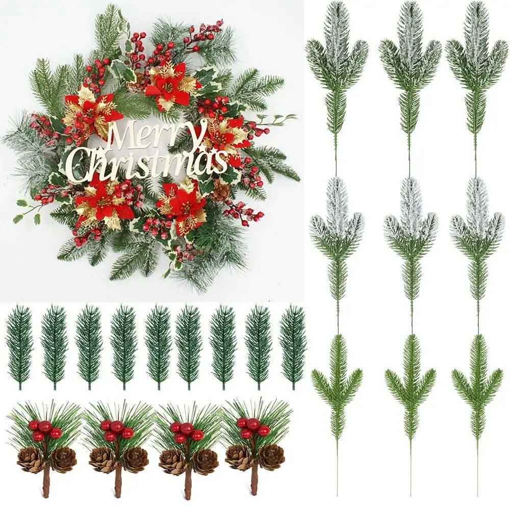 5/10Pcs Simulation Plant Artificial Pine Needle Branches Christmas Tree Decoration DIY Wreath Accessories Home Ornament Navidad
5/10Pcs Simulation Plant Artificial Pine Needle Branches Christmas Tree Decoration DIY Wreath Accessories Home Ornament Navidad