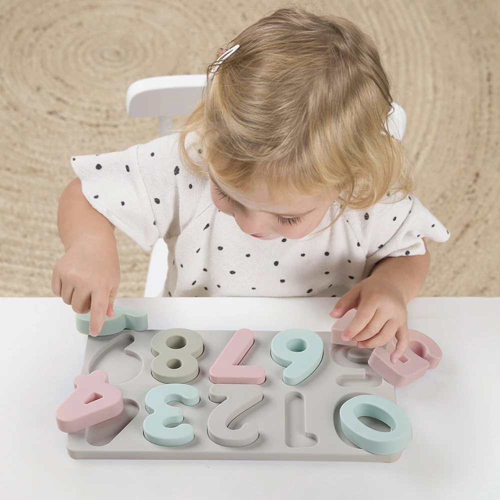 Baby Silicone Montessori Toys Puzzle Number Shape Matching For Kids Puzzle Board Game Educational Toys Sensory Interactive Toys
Baby Silicone Montessori Toys Puzzle Number Shape Matching For Kids Puzzle Board Game Educational Toys Sensory Interactive Toys
