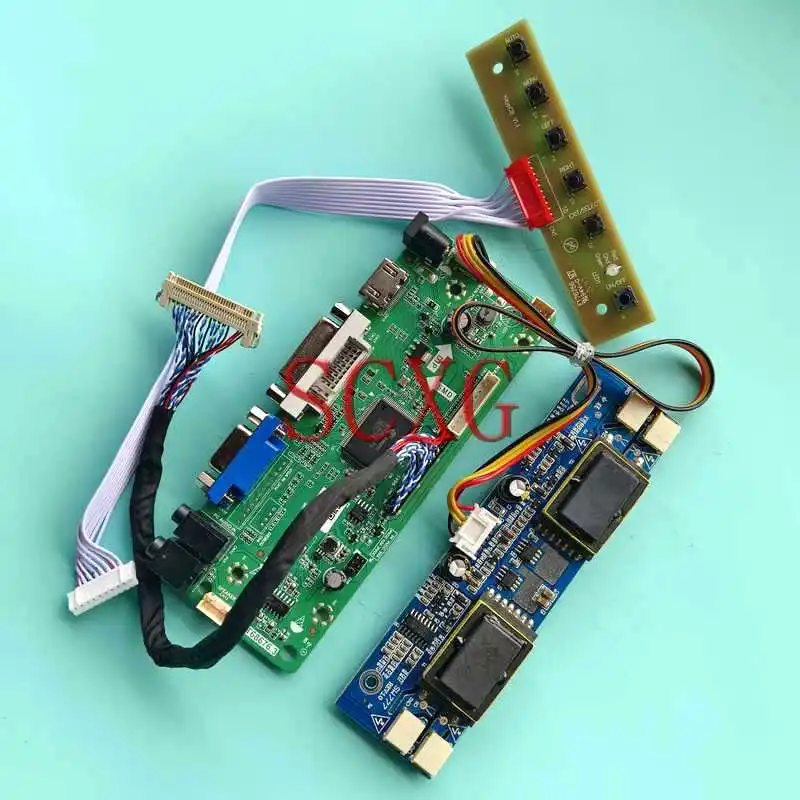 

Плата контроллера панели ЖК-дисплея подходит для MT190EN02 QD19EL01 1280*1024 19 "30 Pin LVDS DIY Kit 4CCFL VGA DVI HDMI-совместимая