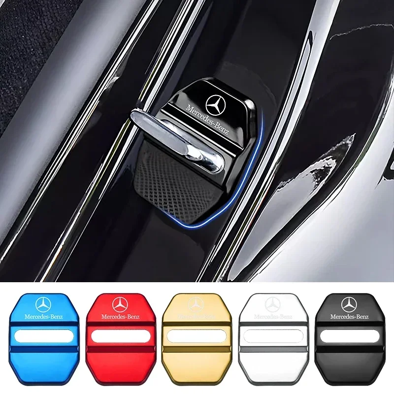 4 шт. защитная Пряжка для Mercedes Benz AMG A B C E S Class GLC GLK GLE GLA CLA GLB