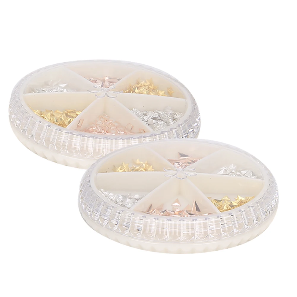 2 Box Metal Shiny Nail Ornaments Stylish Nail Art Decoration DIY Manicure Tool Accessory
2 Box Metal Shiny Nail Ornaments Stylish Nail Art Decoration DIY Manicure Tool Accessory